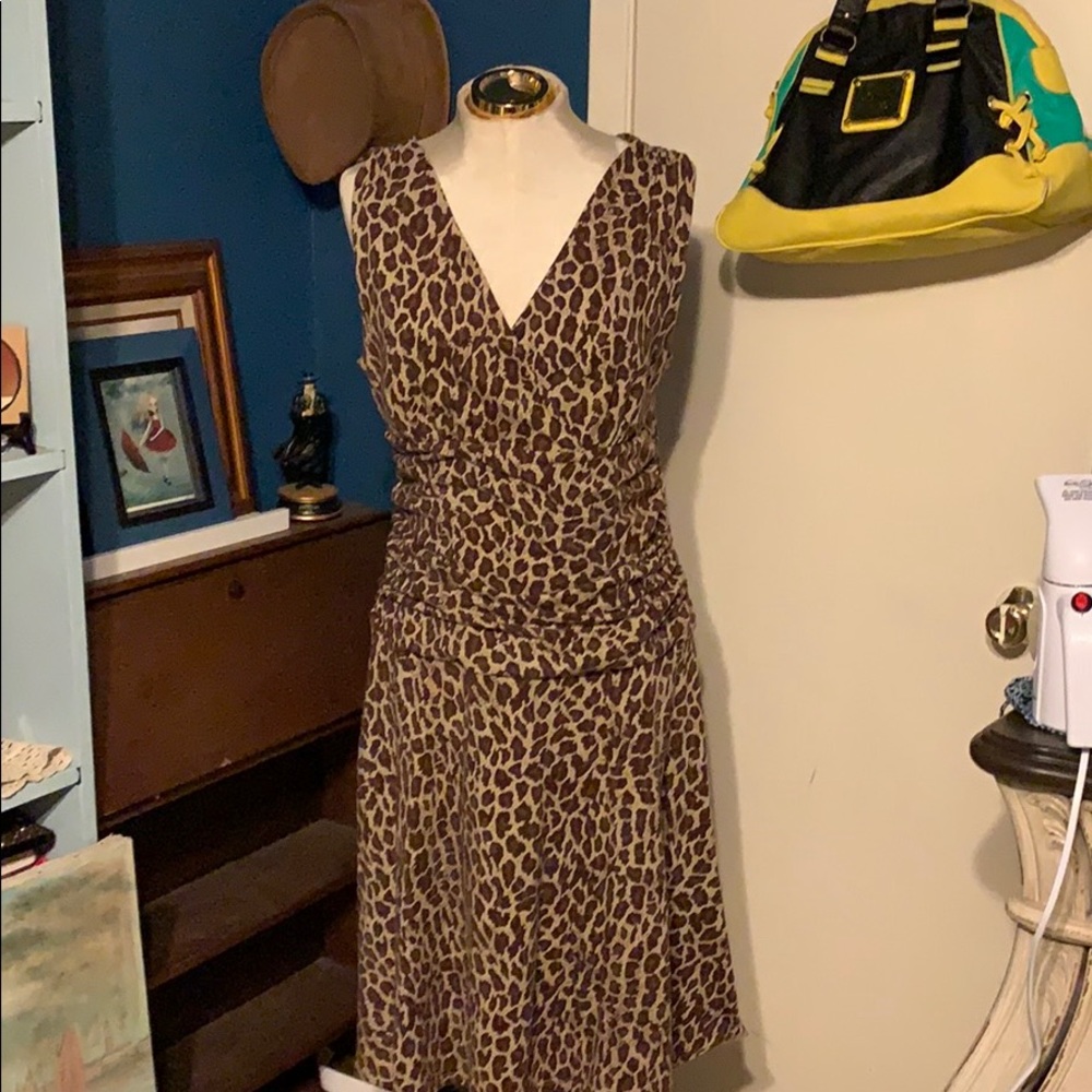 Animal print dress